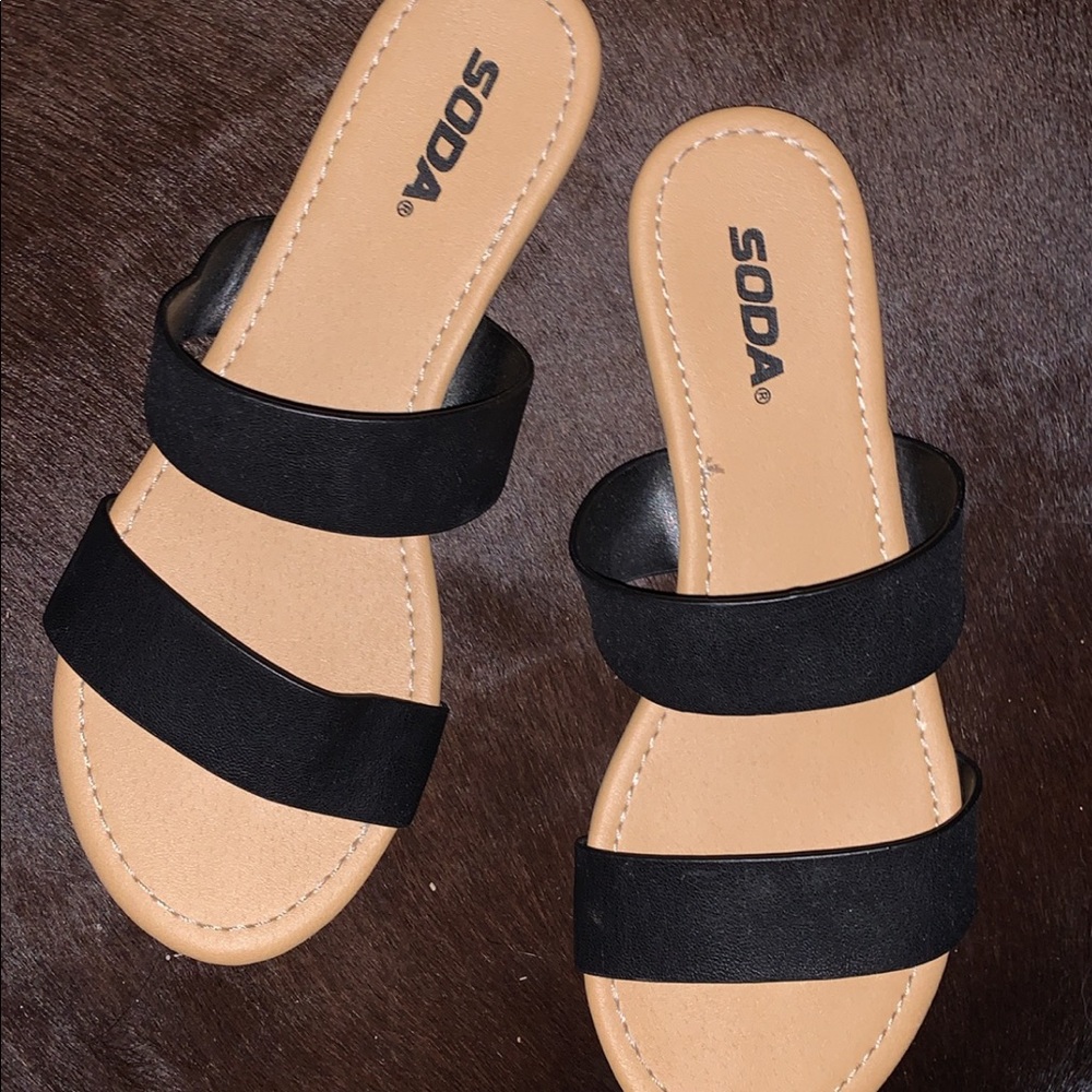 SODA Two Strap Sandal